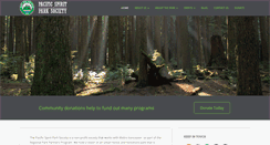 Desktop Screenshot of pacificspiritparksociety.org